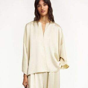 By Malene Birger Cicie Oversized Satin Women Top